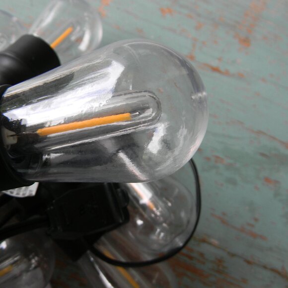 NEW Bethlehem Lights 20' Deluxe Plug-In Patio Lights BLACK WIRE - Picture 3 of 3